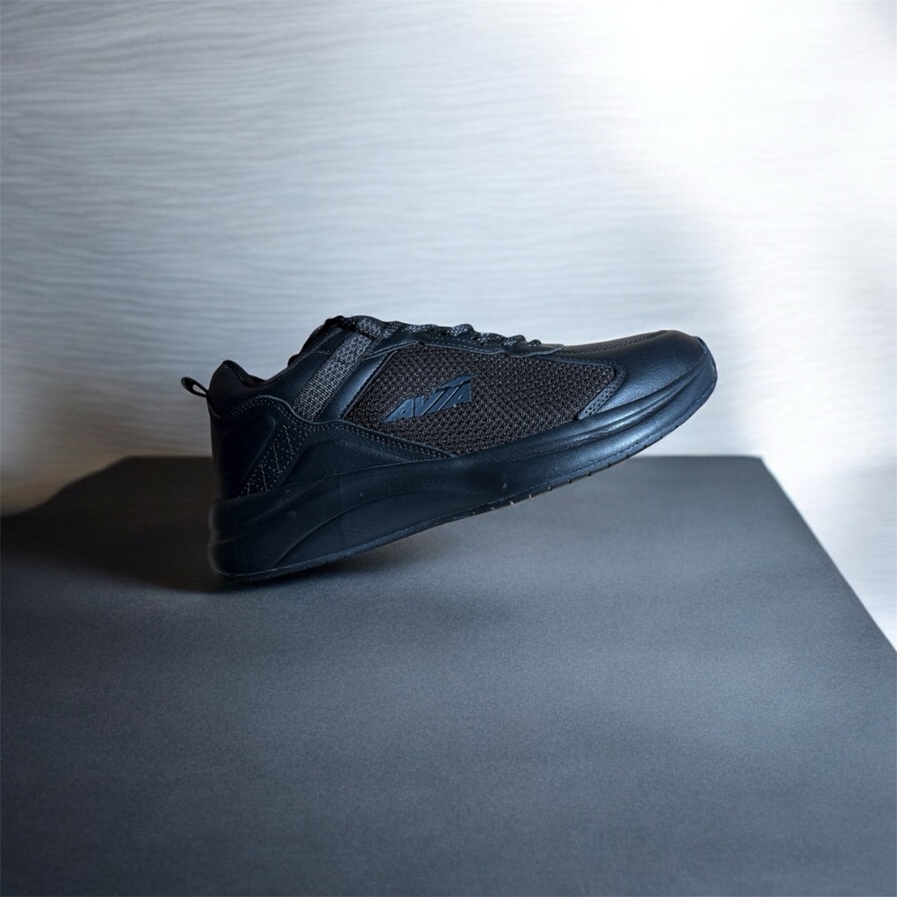 NEW Avia AVI-CANYON SR Black Men's 8.5 WIDE (4E) Non Slip Resistant Work Shoe - Picture 2 of 11